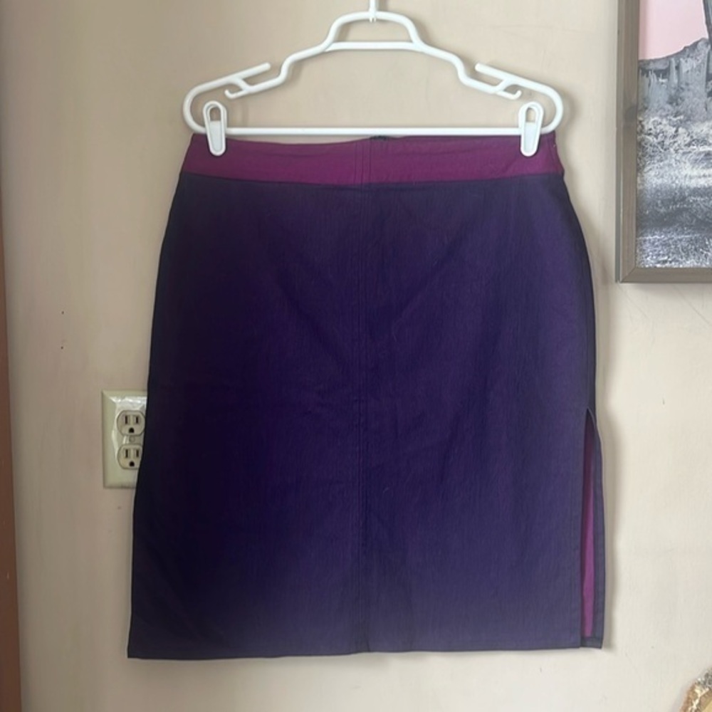 ❤️FINAL SALE❤️ H&M Hennes Collection Purple Knee Length Skirt Size 40